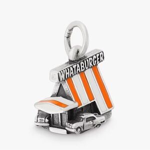 James Avery Enamel Whataburger Original A-Frame Charm